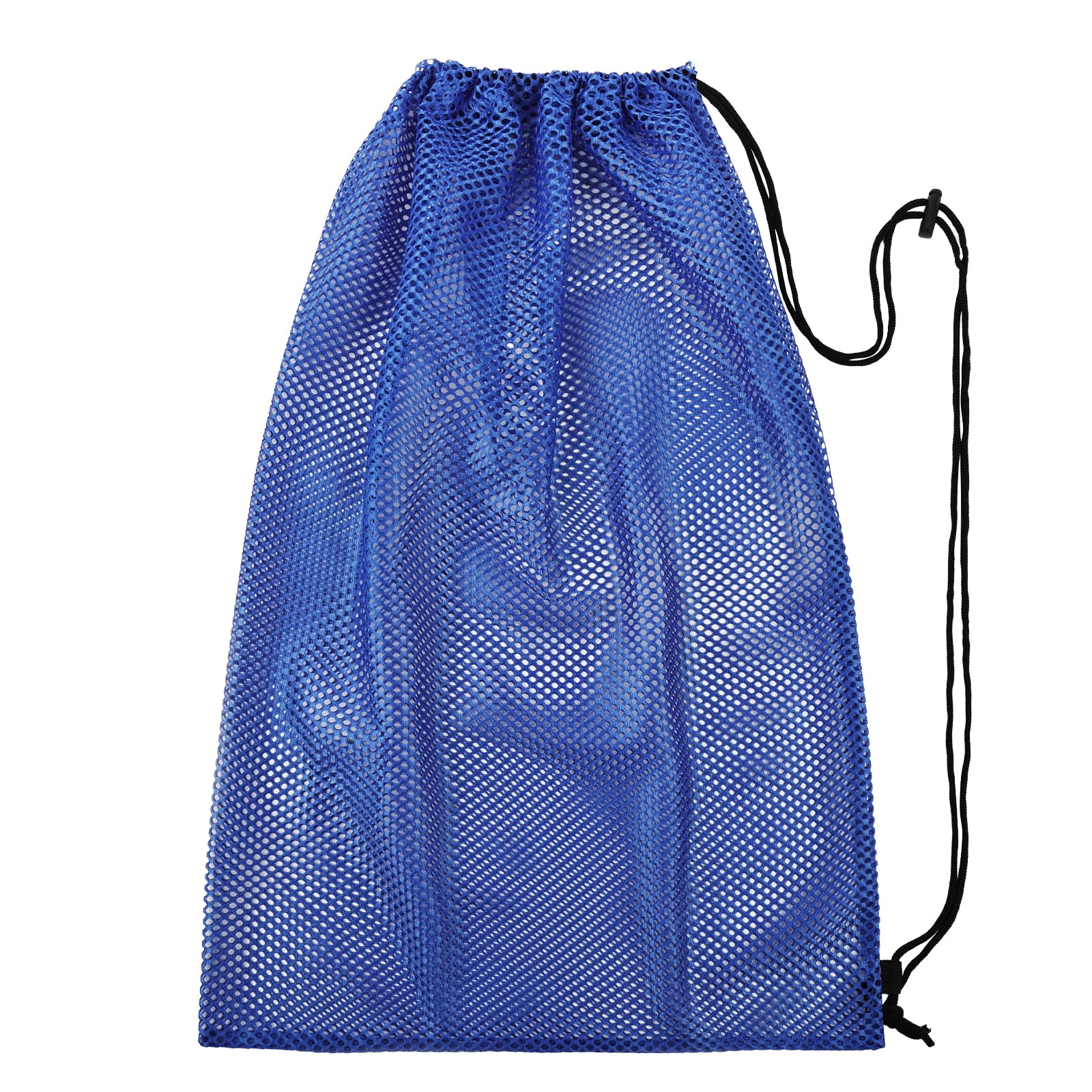 Bolsa Bolsa de Deporte de Malla con Cordón,Grande Bolsa Malla Ajustable,Almacenamiento Portátiles para Baloncesto, Fútbol, ​​Rugby, Voleibol y Netball,Azul