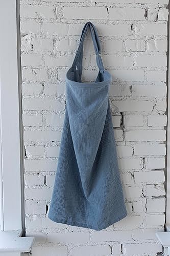 Miniatura 8 de ACTIVE BABY Funda de lactancia de muselina para mamá que amamanta con aro ajustable para manos libres, cubierta de lactancia transpirable, 100%