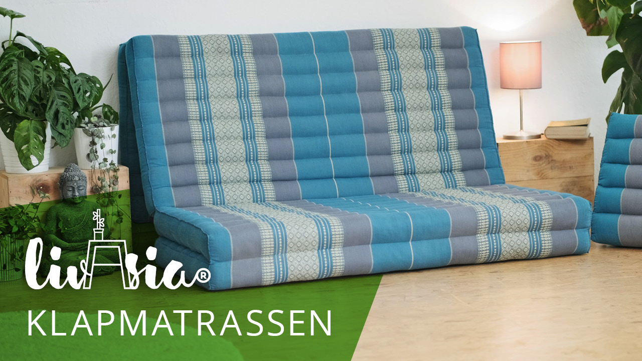 Duurzame klapmatras van kapok - 200x80x8cm - gastenmatras met Thaise zijde, plooibare matras voor Van, ecologische yogamat, klapbaar gastenbed, ligstoel tuin balkon (Rood/Olifant Zijde