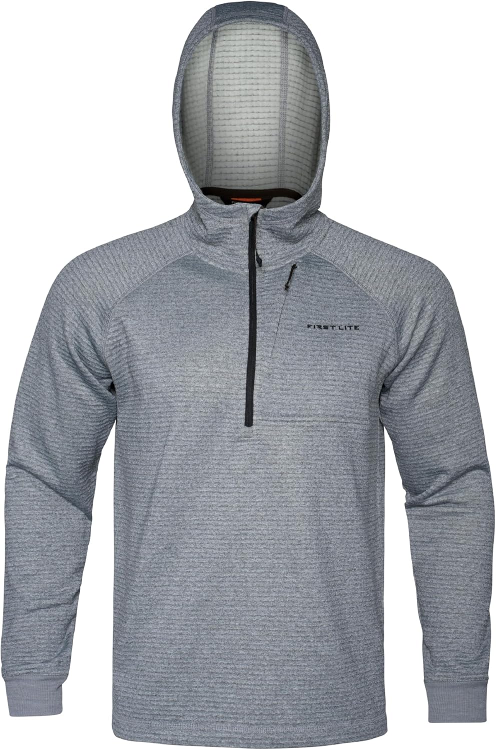 First Lite ThermaGrid Merino Hoody - Merino Wool Grid Fleece Hunting Midlayer for Year-Round Performance