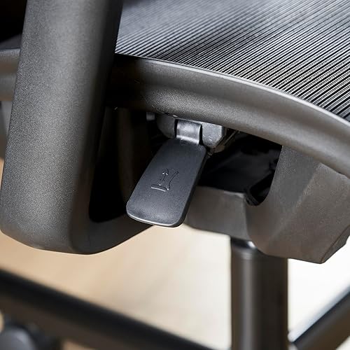 Miniatura 5 de mopio Lucas Silla de oficina ergonómica de malla, reposacabezas ajustable con respaldo alto y reposabrazos ajustable. Soporte lumbar, marco de