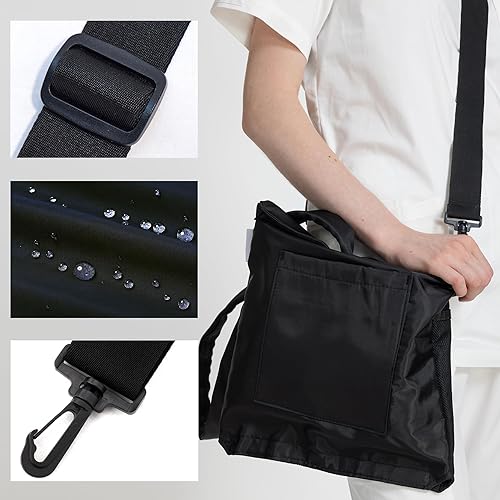 Miniatura 5 de Soporte para bolsa de drenaje de orina con cubierta de tubo de catéter actualizado y correas de hombro ajustables, fundas para bolsa de catéter