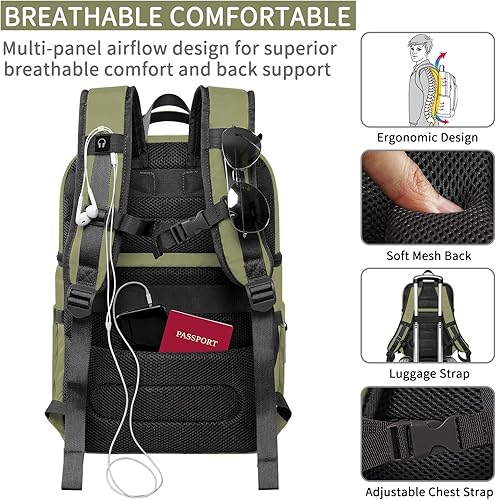 Miniatura 5 de Mochila Refrigeradora, Mochila Refrigeradora Aislada a Prueba de Fugas de Doble Compartimento Bolsa Refrigeradora para Hombres y Mujeres Mochila de