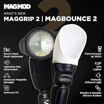 مجموعة فلاش MagMod Professional 2، مجموعة موزع فلاش إضاءة التصوير الفوتوغرافي، ملحقات موزع الضوء المغناطيسي، معدِّلات MagMod خفيفة الوزن، تحكم فائق في الضوء