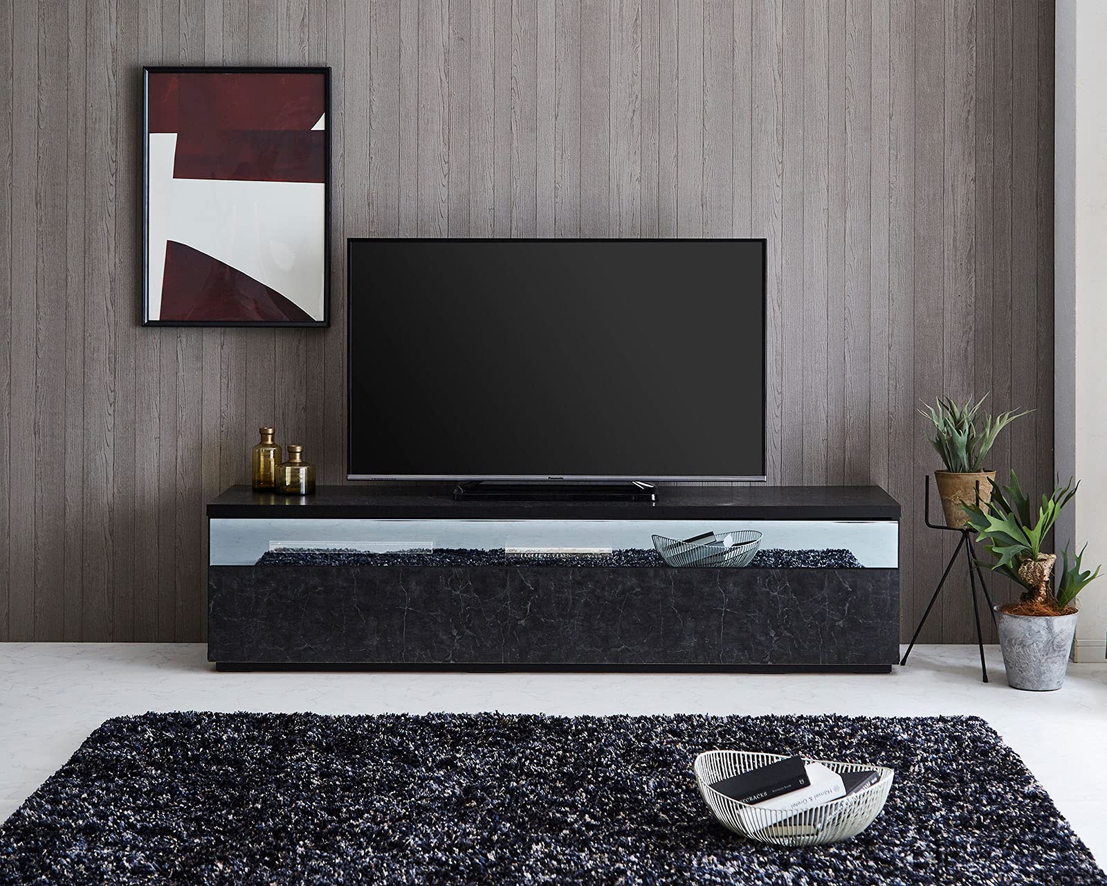 KAGUCOCO テレビ台 180cm 大理石柄 Amazon.co.jp: KAGUCOCO テレビ台