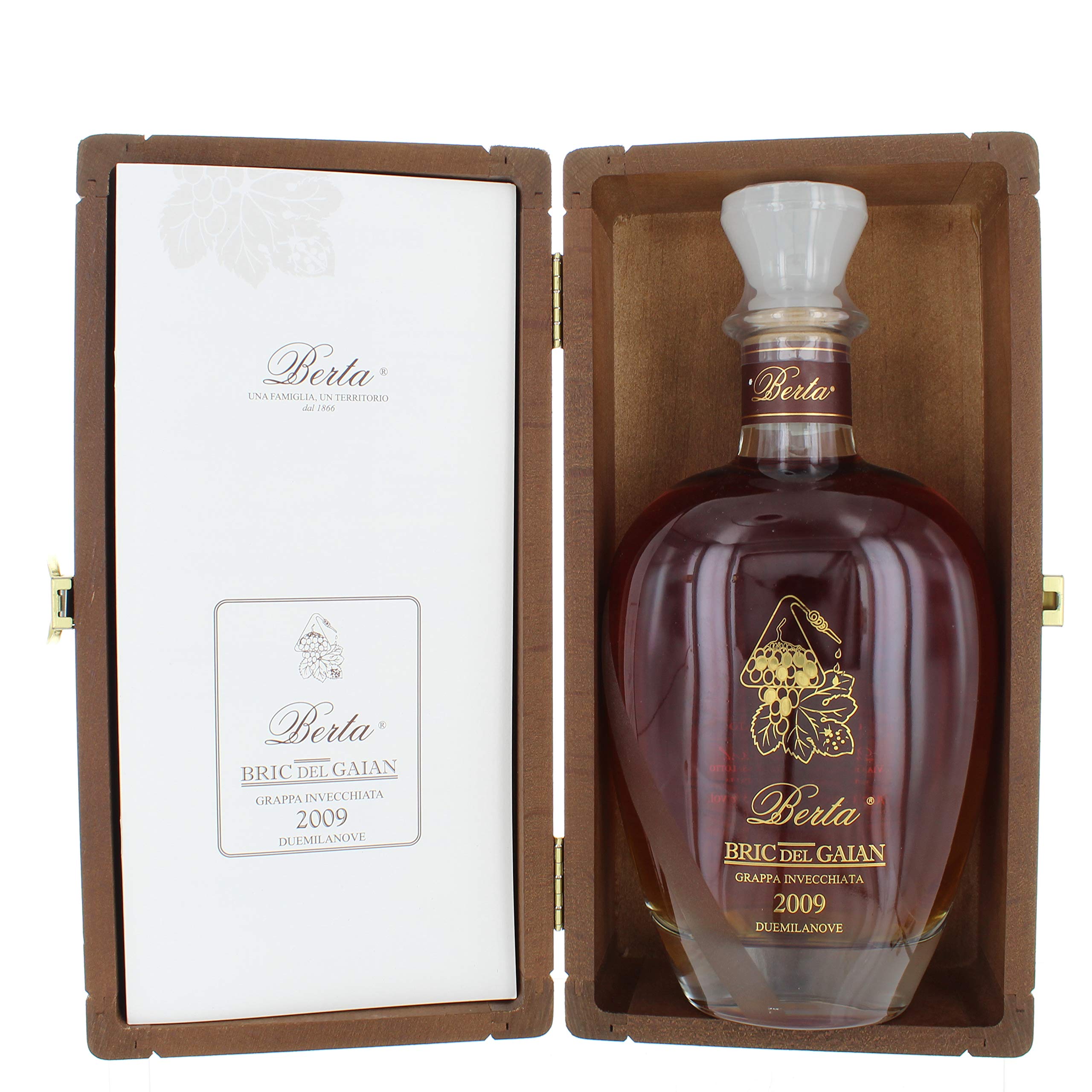 Grappa Berta Bric Gaian Legno Cl 70