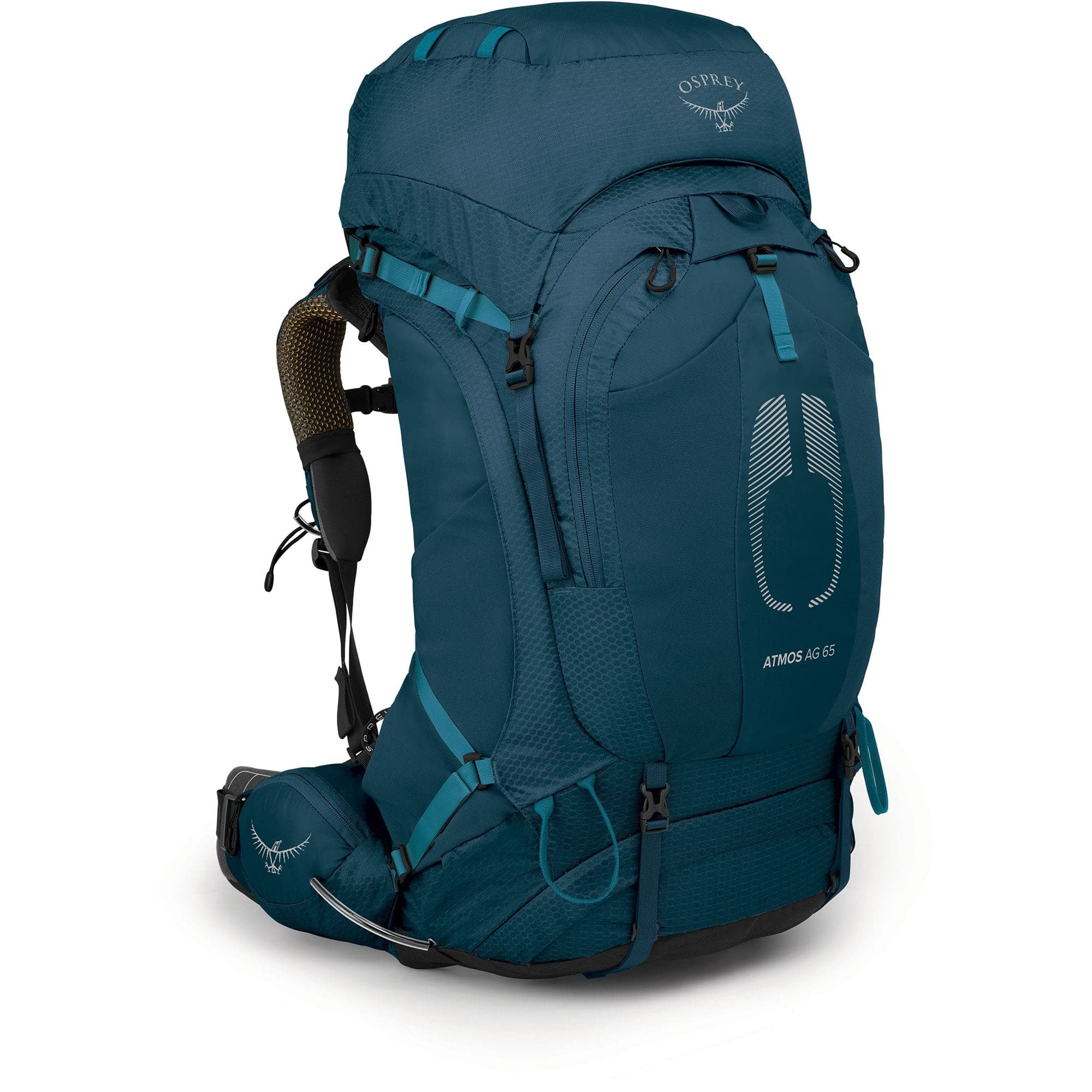 Osprey Atmos AG 65 Litre Rucksack, Blue, One Size