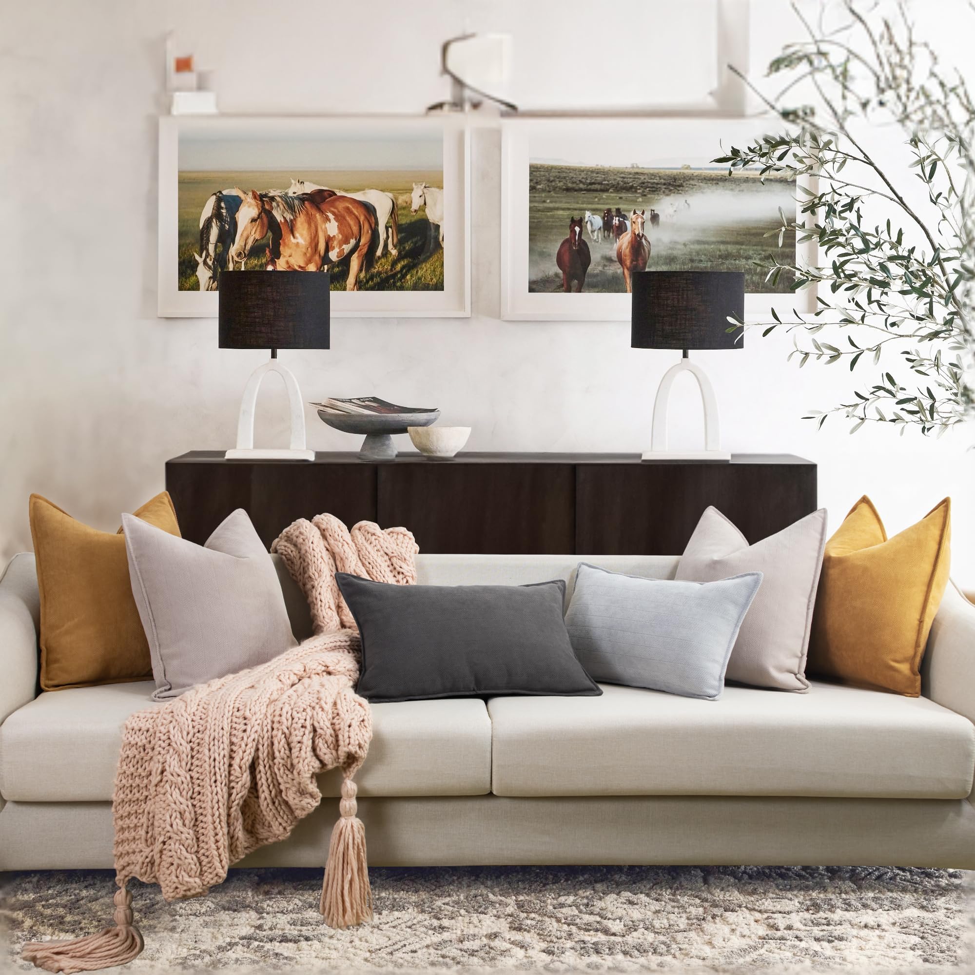 DNAVSOETR Image Du Bouddha Housse De Coussin Ensemble De 2 Pour Chambre, Canapé, Chaise, Lit,Jardin Super Douce Coussins Pour Animaux De Compagnie 40x40cm