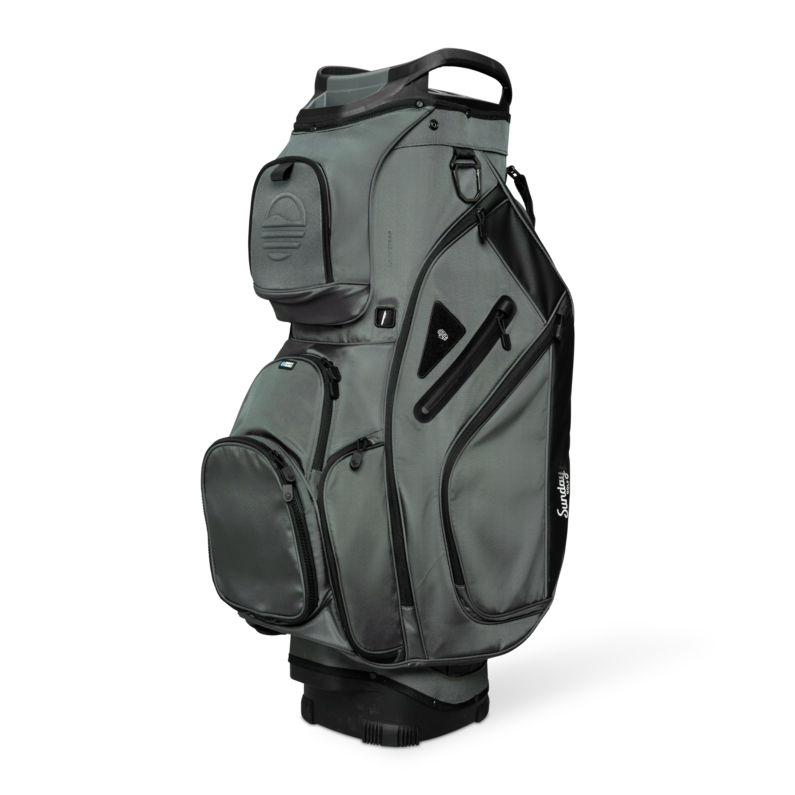 Sunday Golf Bag Big Rig Große Golftasche Ultraleichte 14-Wege-Trennwagen-Tasche mit 12 Taschen, Regenschutz und stabilem Boden - Ideal für Trolleys oder Buggys Golftaschen für