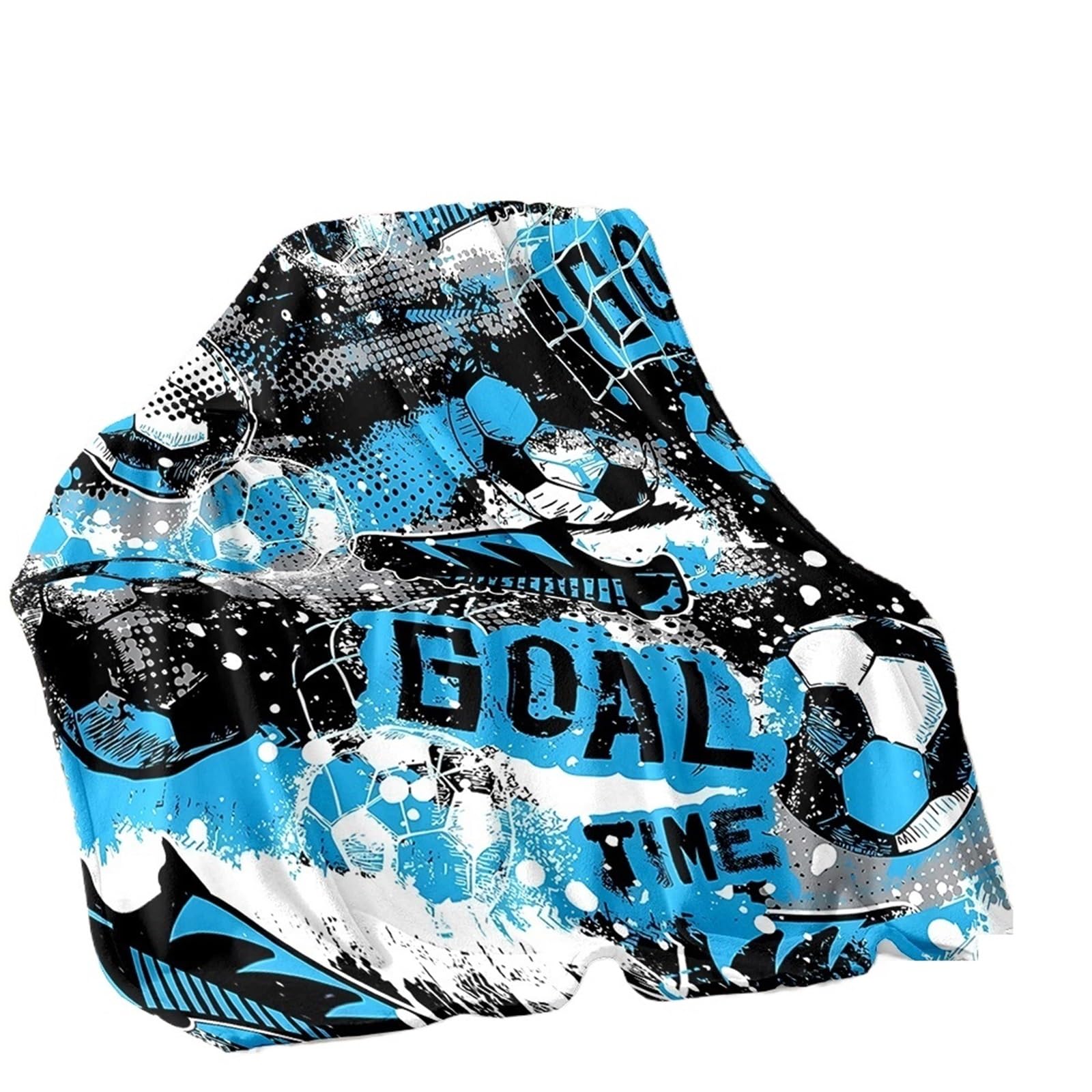 WSQHAO Football Sports Theme Blanket For Bed Bedroom Sofa Picnic,Throw For Cover Outdoor Leisure Trip Nap for Bed Couch(Color1)