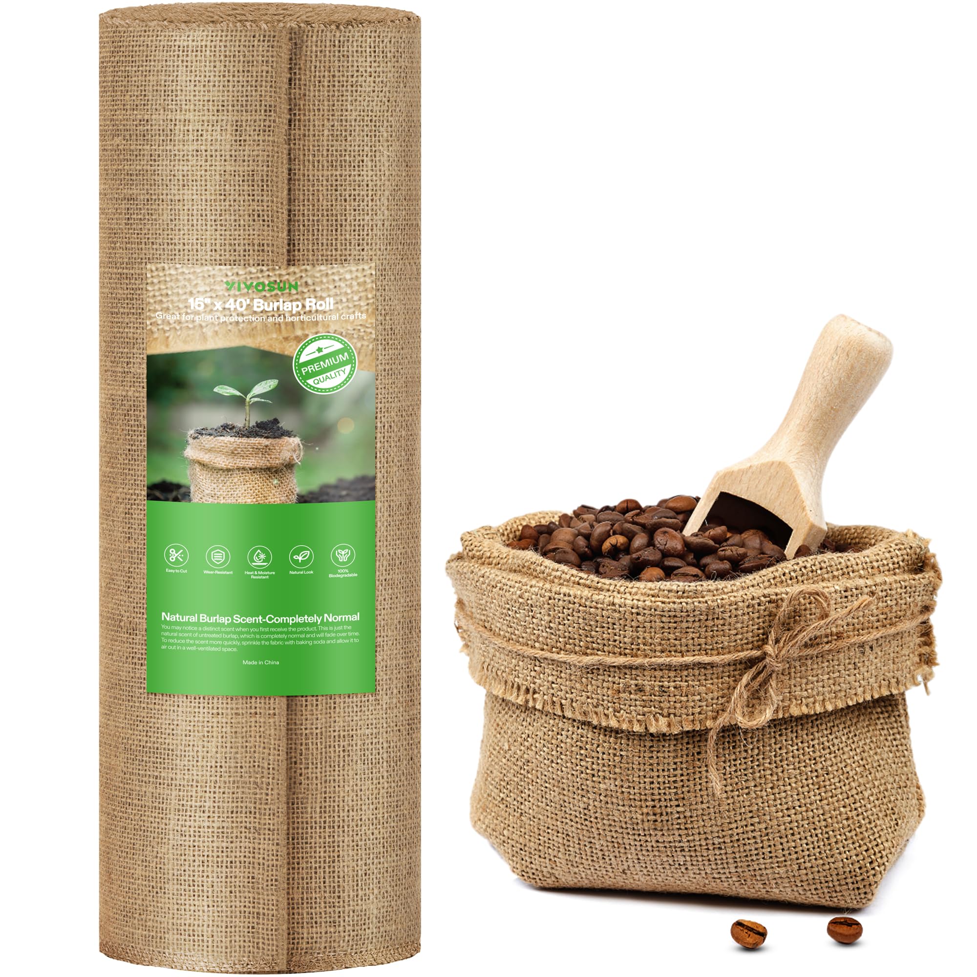 VIVOSUN Burlap Roll