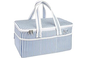 Extra Large Diaper Caddy with Zipper Top - Multipurpose Car Organizer for Baby