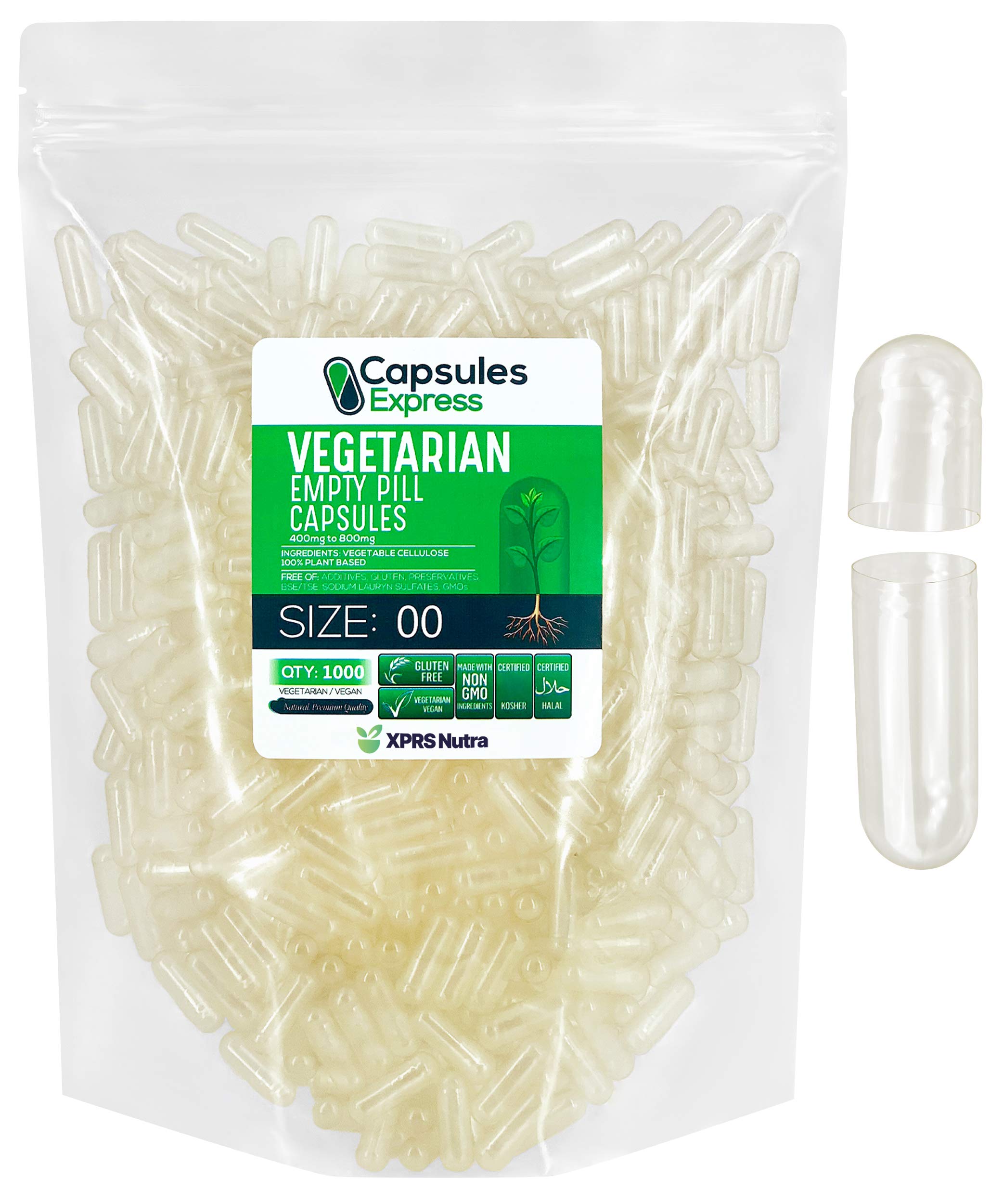 Buy Size 00 Empty Capsules 1000 Count Clear Empty Vegan Capsules buy-size-00-empty-capsules-1000-count-clear-empty-vegan-capsules