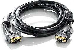 Cabo de Vídeo VGA PlusCable 3Metros PC-MON3002 - SVGA com Filtro anti interferência