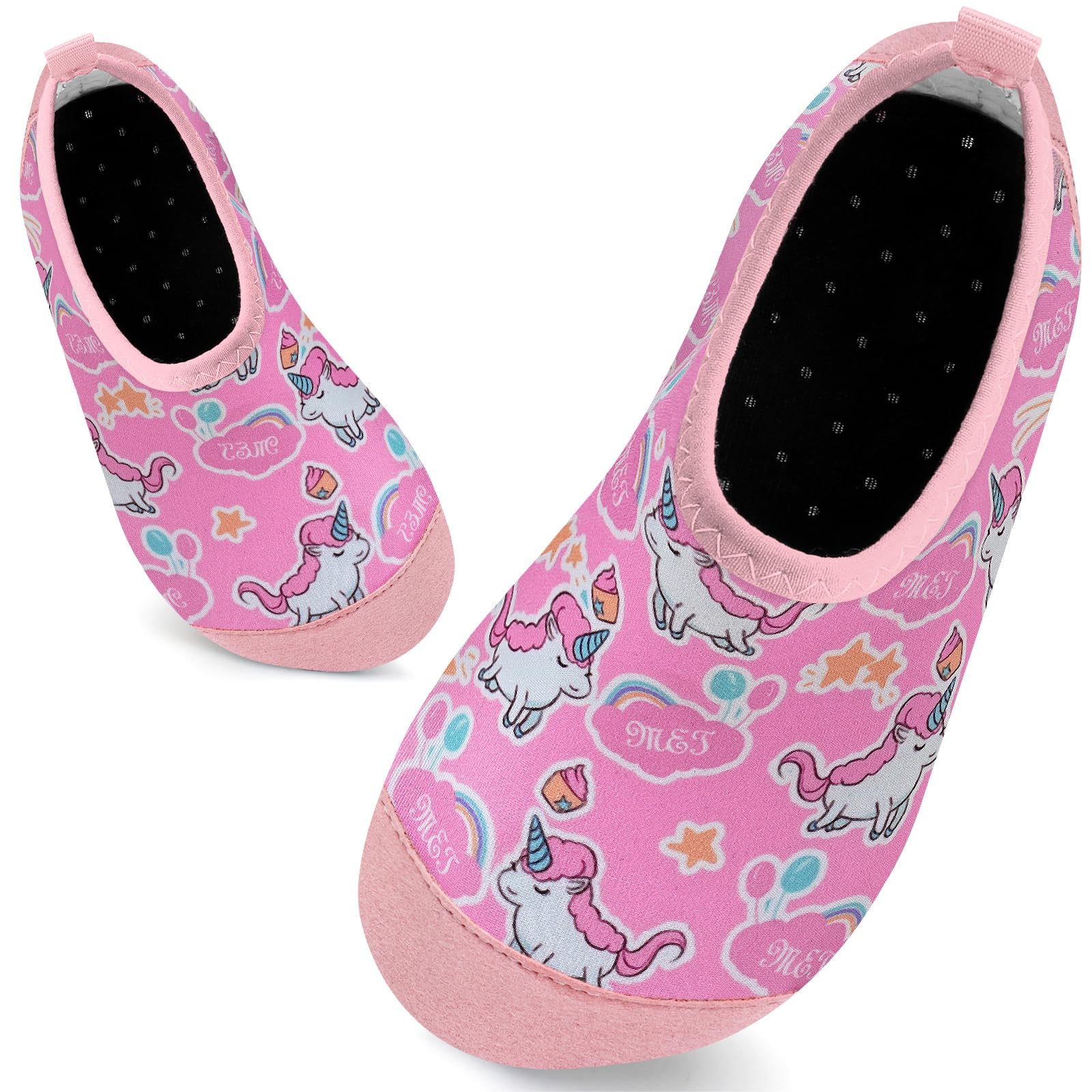 WateLves Kinder Badeschuhe Schwimmschuhe Wasserschuhe Jungen Mädchen Baby Strandschuhe Aquaschuhe Schnell Trocknend für Beach Pool