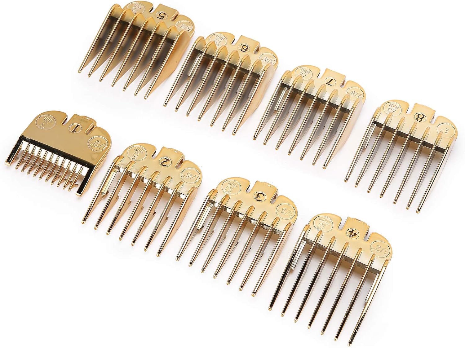 8pcs Haircut Limit Comb, Hair Clipper Guide Comb, Guide Attachment Size, Positioning Comb