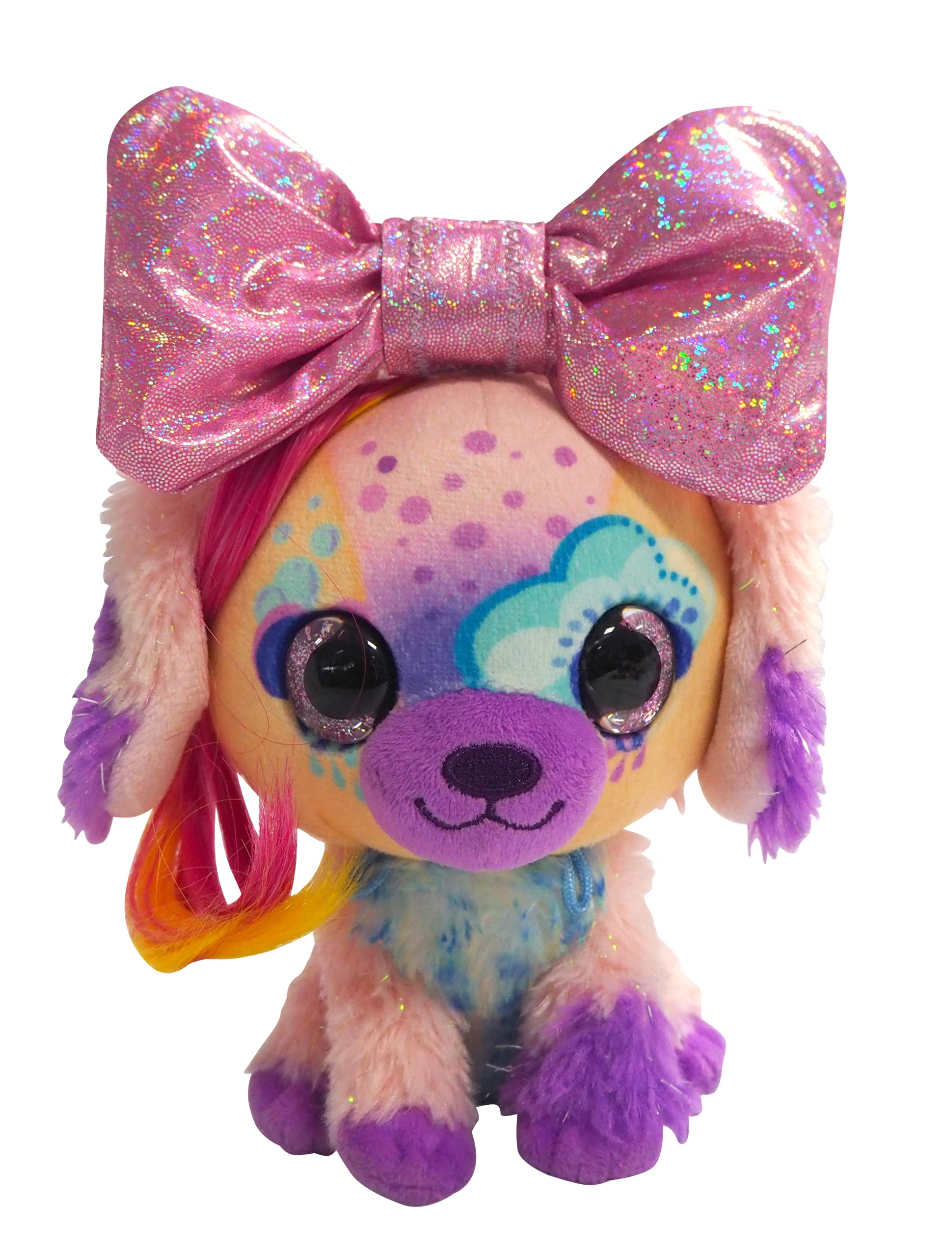 Pioupiou et Merveilles Little Bow Pets Stuffed Animals-6" Regular Stormy Pet-2 Surprise Toys Inside