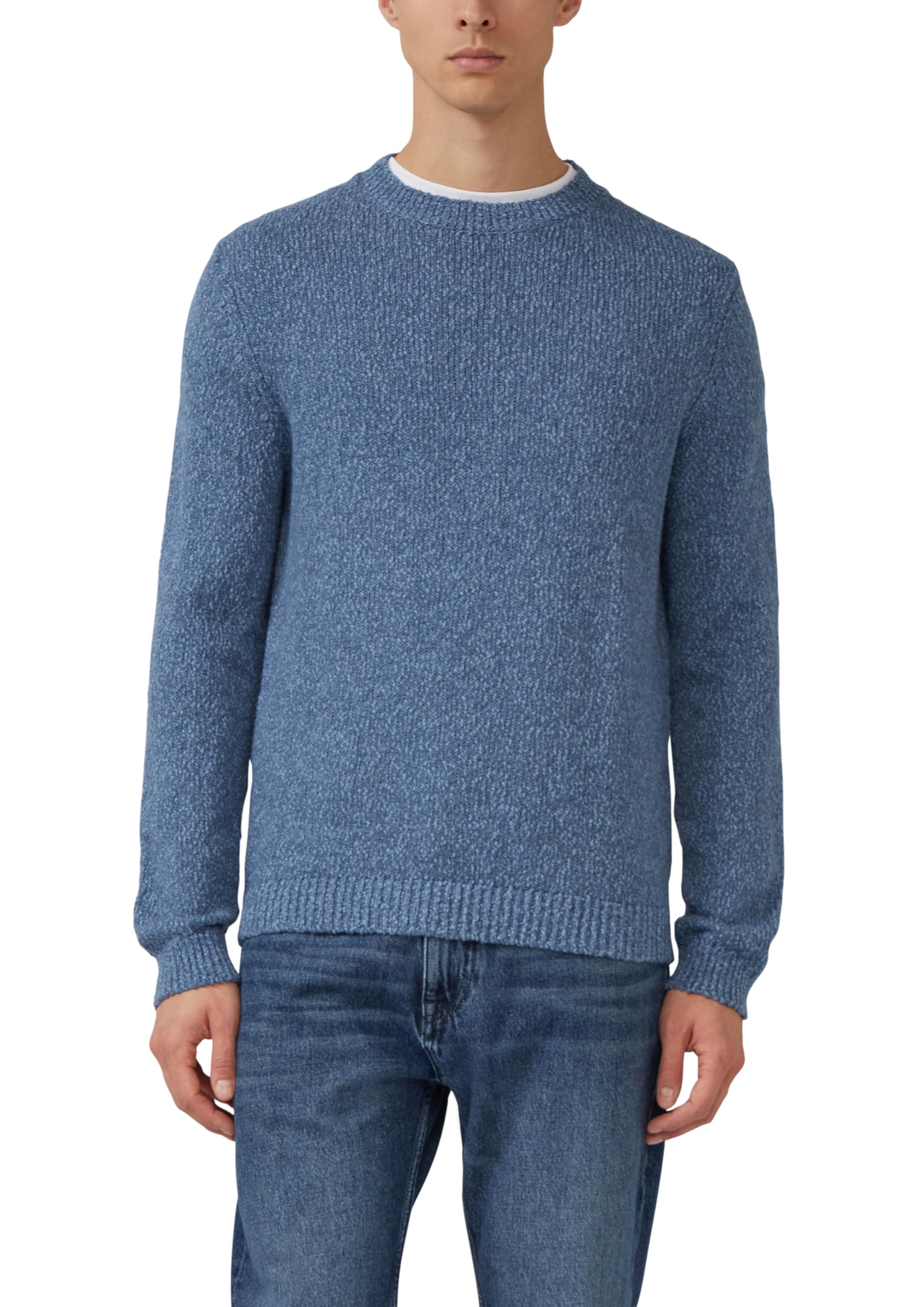 s.Oliver Strukturierter Pullover mit Flammgarn aus Baumwollmix