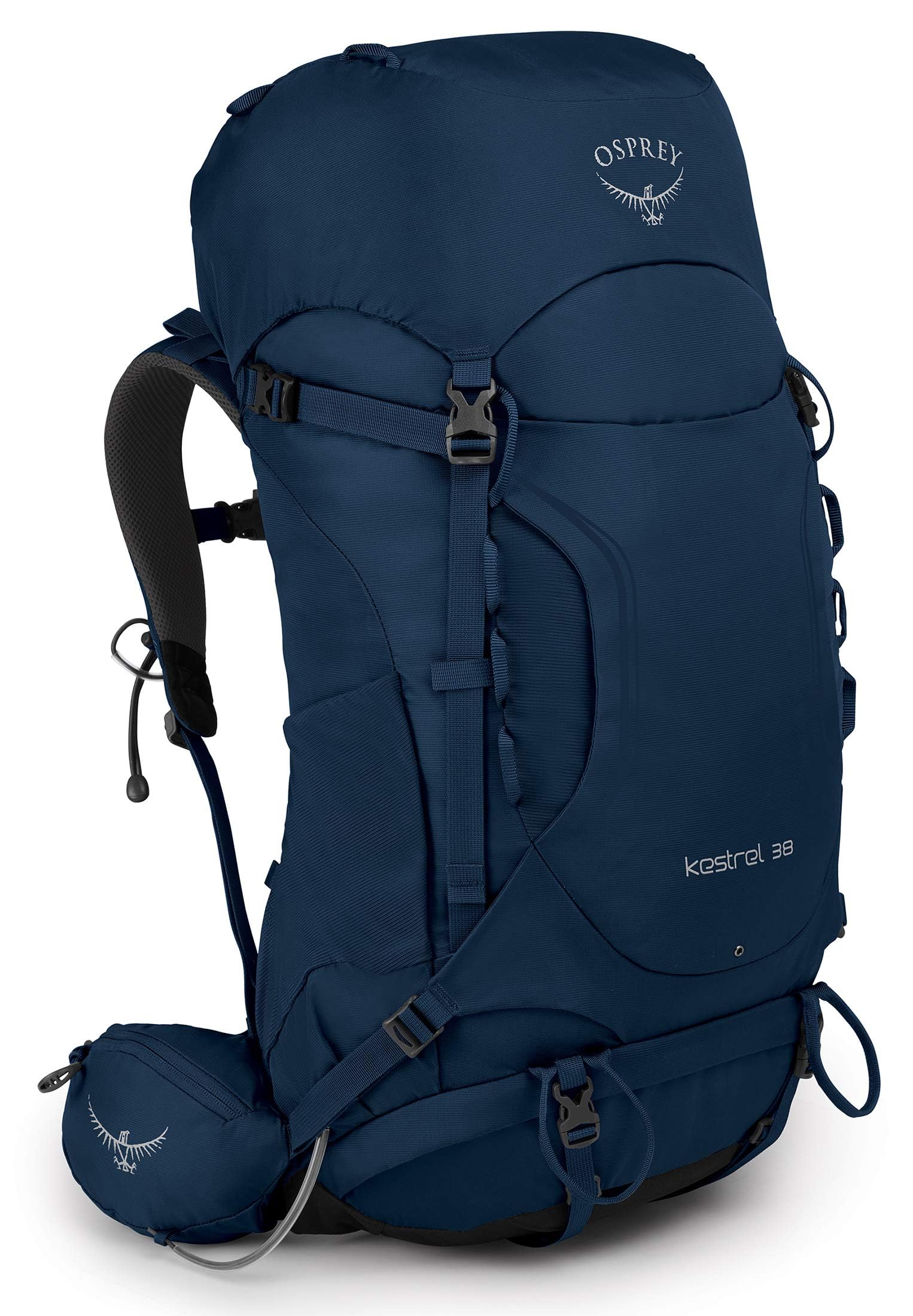 Osprey Kestrel 38L Men's Backpacking Backpack, Loch Blue, M/L