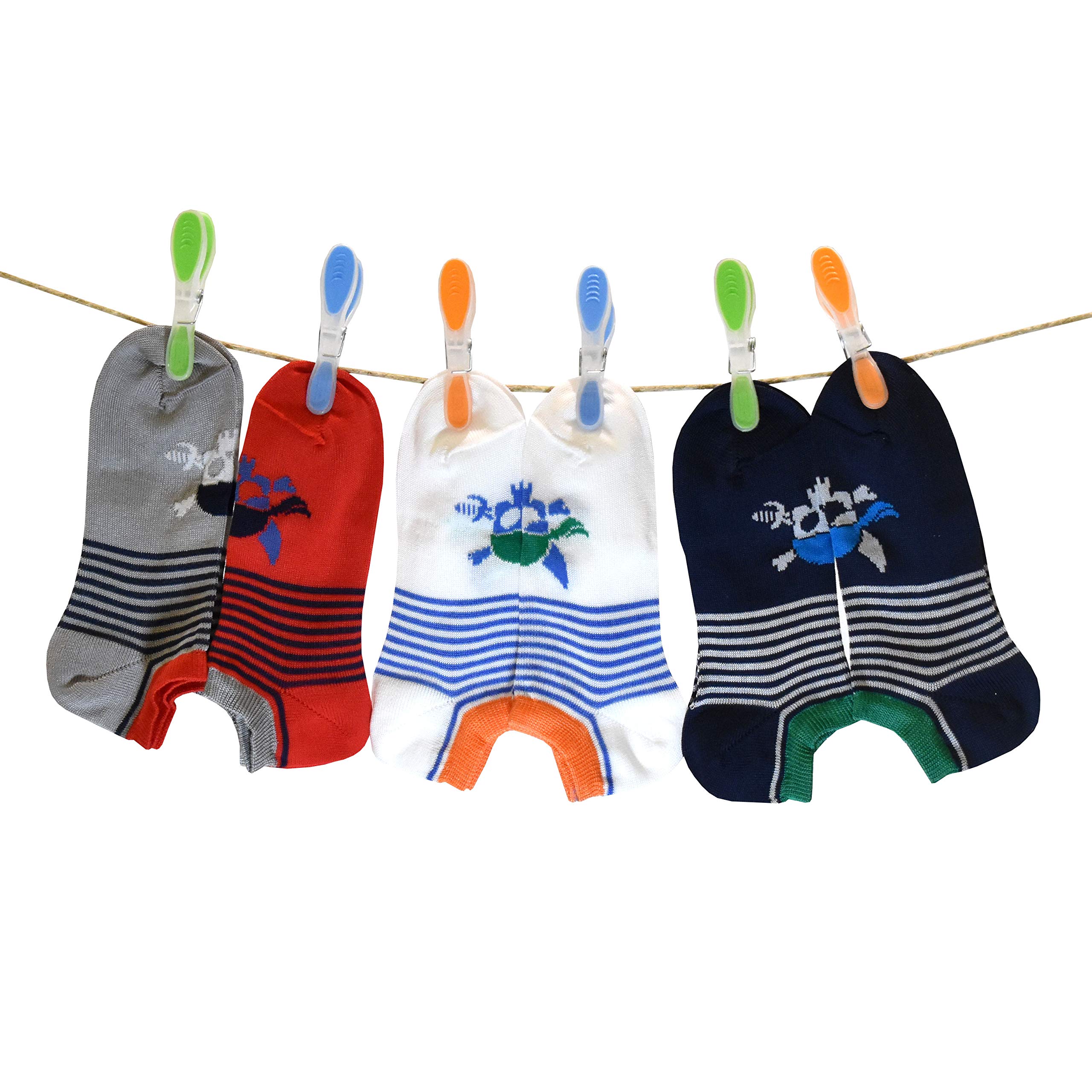 PETTI Artigiani Italiani 6 Paia Di Calzini Fantasmini Bambino Maschietto Ragazzo 6 Paia di Calzini Fantasmini Bambino Maschietto Ragazzo Bambini e ragazzi