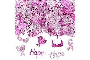 Hying 200PCS Pink Decorations for Breast Cancer Awareness