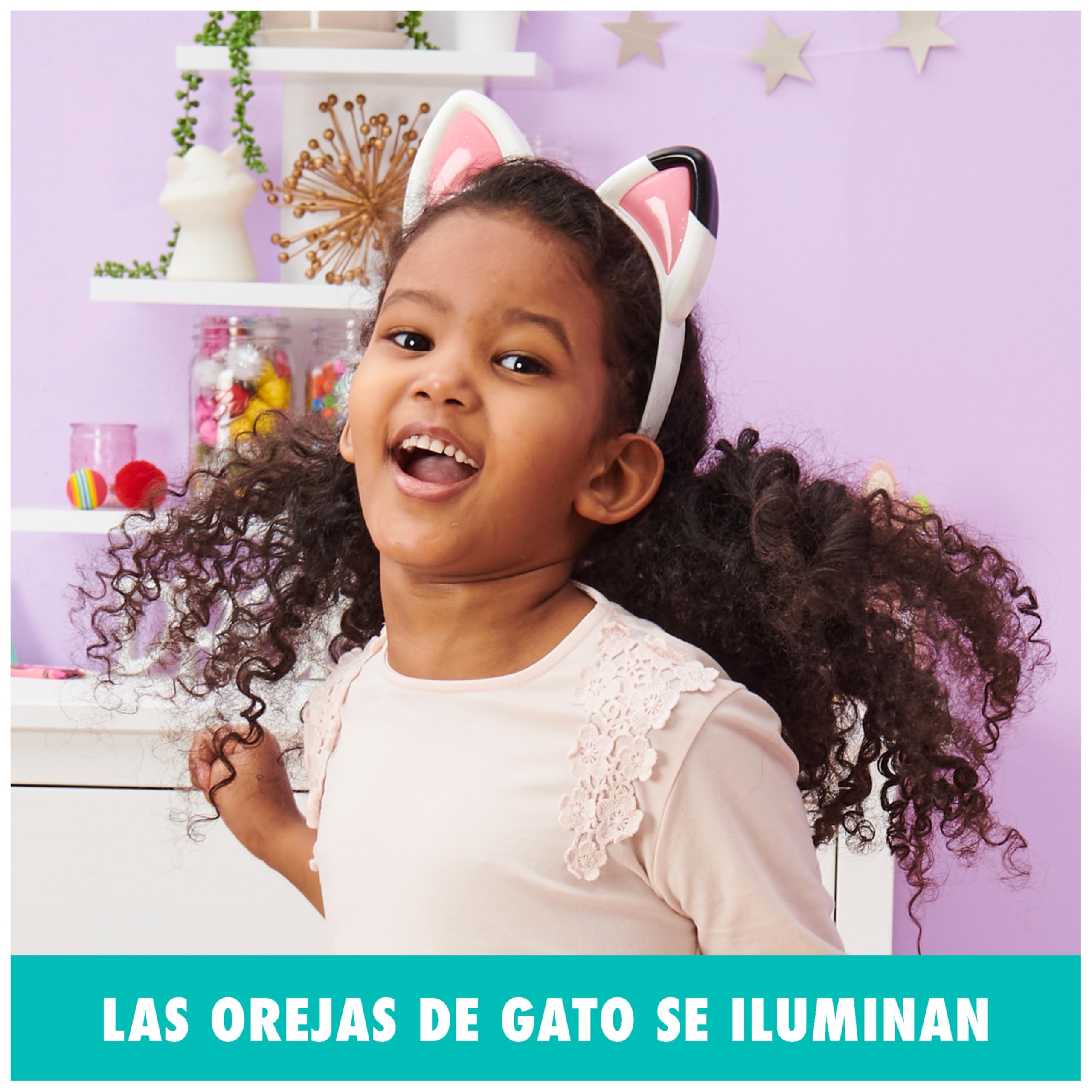 La Casa de Muñecas de Gabby - Orejas de Gato Mágicas Gabby's Dollhouse: con Luces, música, Sonidos y Frases - Juguetes Niñas 3 años + Regalo Niña 3 años + — view 7