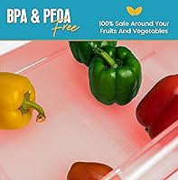 Vista 5 de Revestimientos para estantes de refrigerador (paquete de 16) de Linda’s Essentials - Forro para estantes o cajones sin adhesivo, tapetes