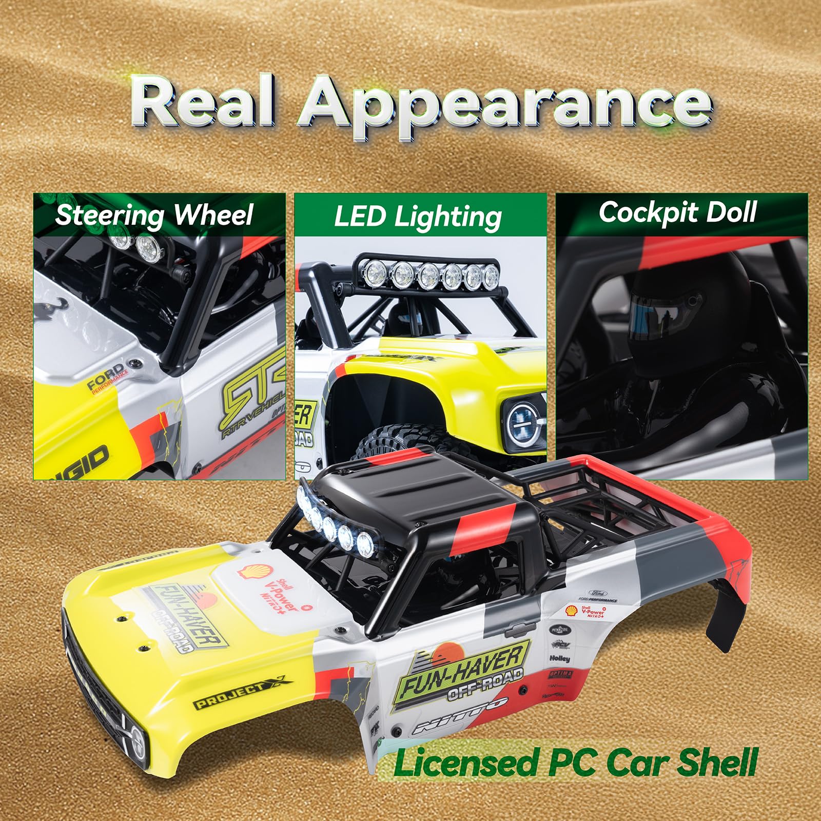 Amazon | BEEZRC FMS 1/18 フォード ブロンコ RTR EB RC ショート