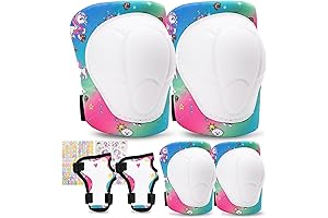 Unicorn Hunter Kids Elbow and Knee Pads for Ages 8-14