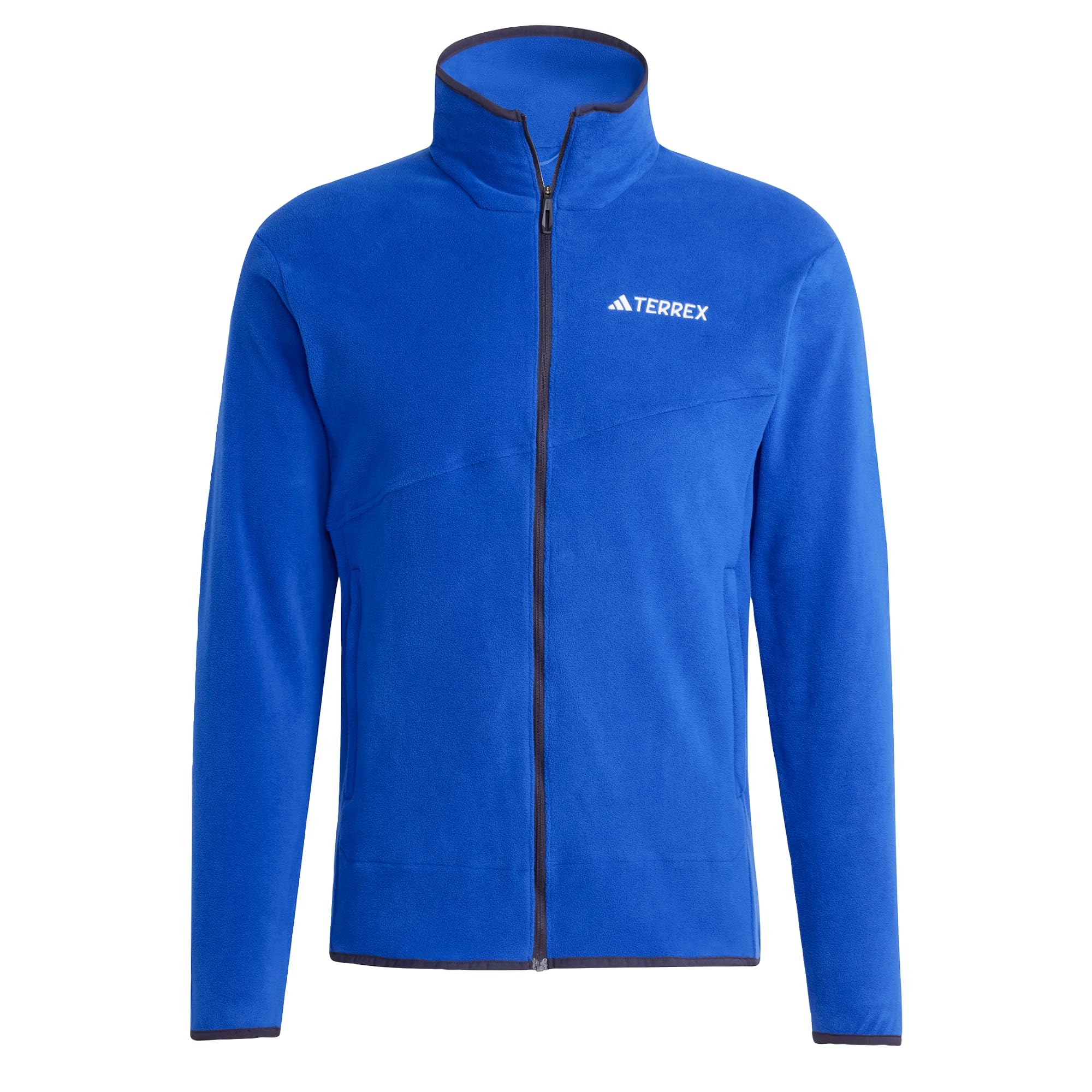 adidas Men's Terrex Multi Full Zip Fleece Jacket, Semi Lucid Blue, M