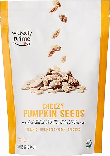 Amazon Com Wickedly Prime Organic Sprouted Pumpkin Seeds Cheezy 12 Ounce Grocery Gourmet Food Amazon Com Wickedly Prime Organic Sprouted Pumpkin Seeds Cheezy 12 Ounce Grocery Gourmet Food