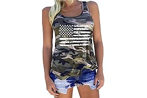American Flag Tank Tops For Women: Patriotic Pride In Style