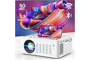 5G WiFi Projector with Bluetooth 5.1: Unleash Immersive Entertainment On-The-Go