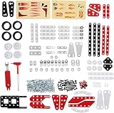 MECCANO, 10-in-1 Racing Vehicles STEM Model Building Kit with 225 Parts and Real Tools, Kids Toys for Ages 8 and Up - 3