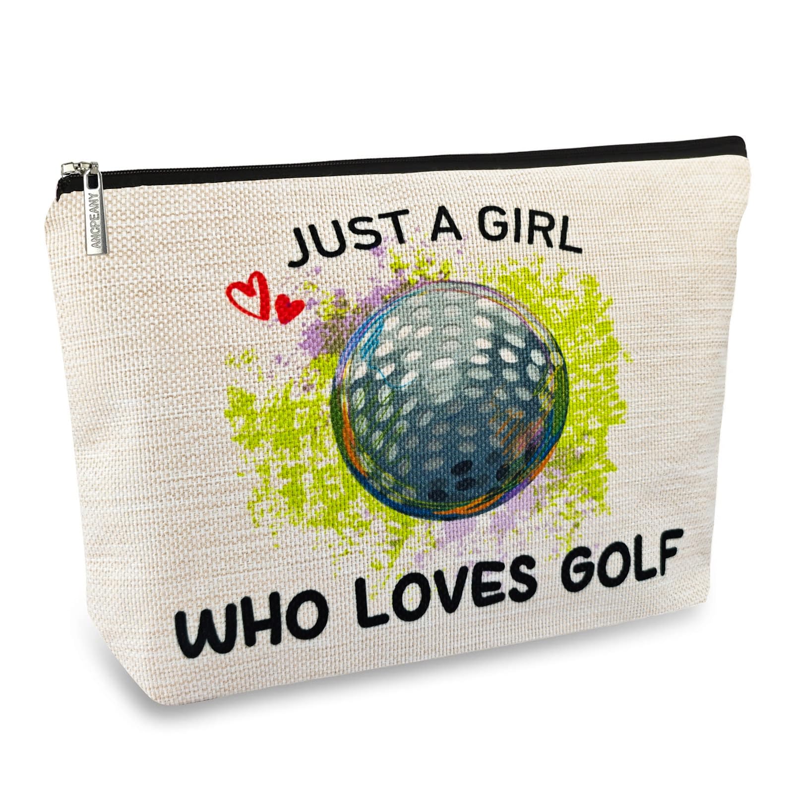 ancpeany Funny Golf Gifts for Women Golfers Small Makeup Bags, Golf Accessories for Women Unique, Personalized Golf Gifts for Golf Lovers, Girls,