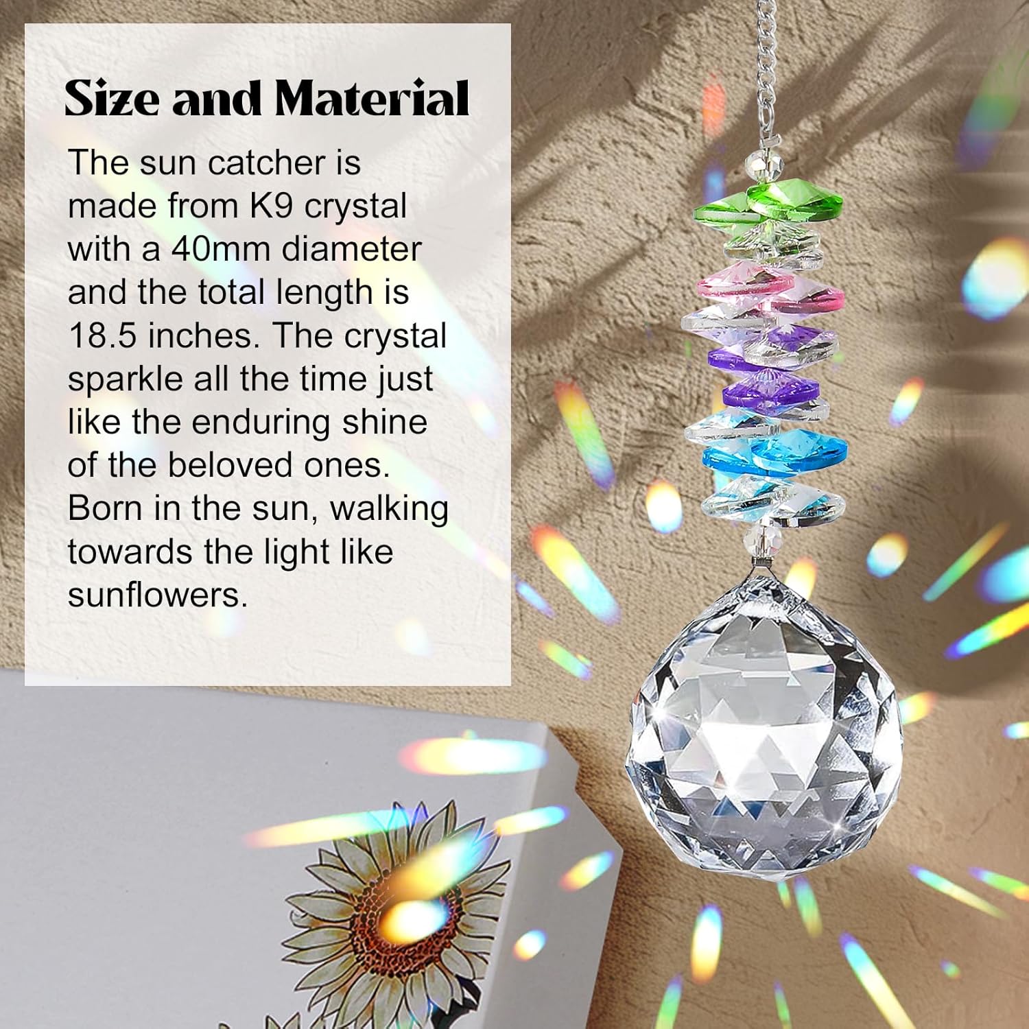 Dog Memorial Gifts for Loss of Dog, Pet Sympathy Suncatcher with Personalized Words, Cat Death Remembrance Gift for Pet Lovers, Heart Shaped Cat Bereavement Ornament with Sympathy Card - Image 7