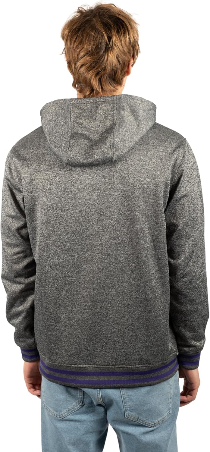 Ultra Game Men's NBA Official Super Soft Driver Full Zip Hoodie Jacket Sweatshirt - Image 3