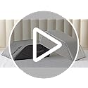 Leg Pillow Elevation Blood Circulation, Leg Wedge for Elevation for Swelling, Leg Elevating Pillow for After Surgery, Memory Foam Foot Knee Pillow for Back Sleeping 24×22×8 Inch Dark Grey