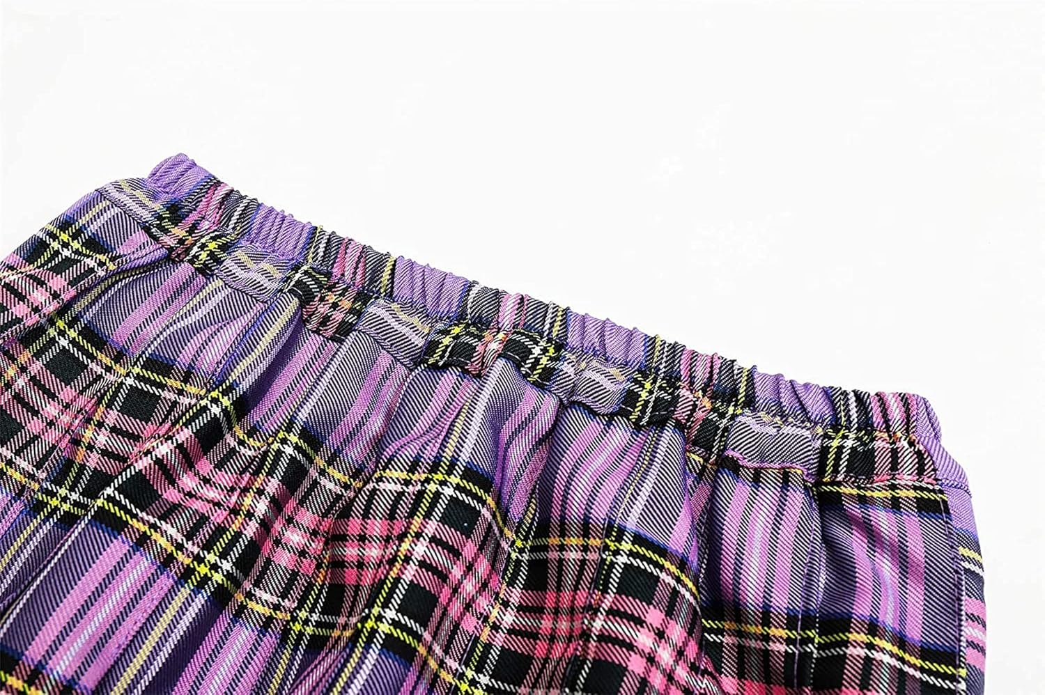 Cromoncent Girls Womens Pleated Mini Skirt Short High Waist School Uniform, 2Years - 4XL