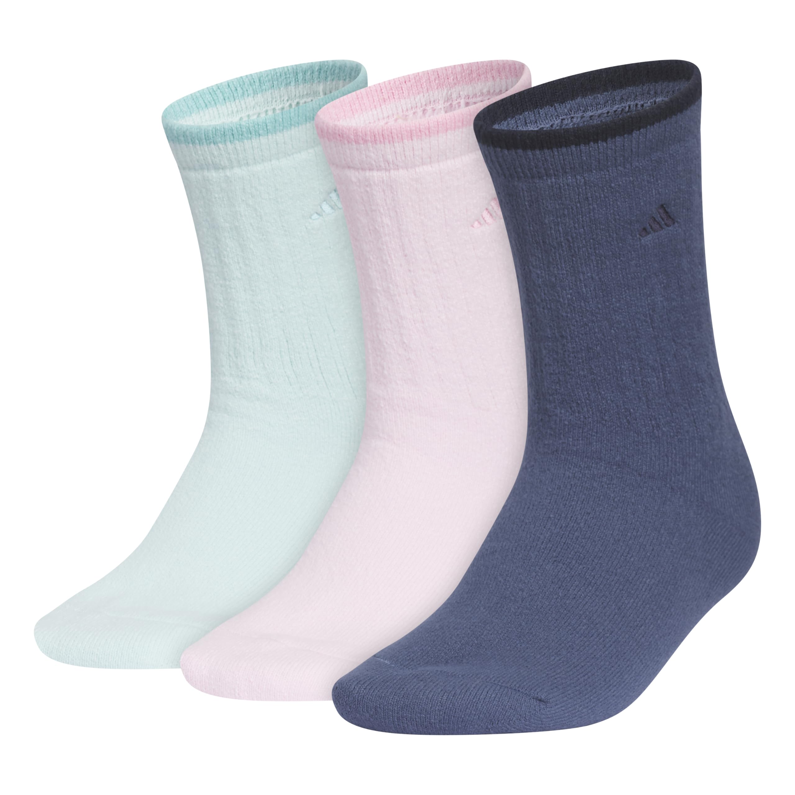 adidas Super Soft Cushioned Comfort Cozy Crew Socks (3-pair) Calcetines de tripulación Mujer (Pack de 3)