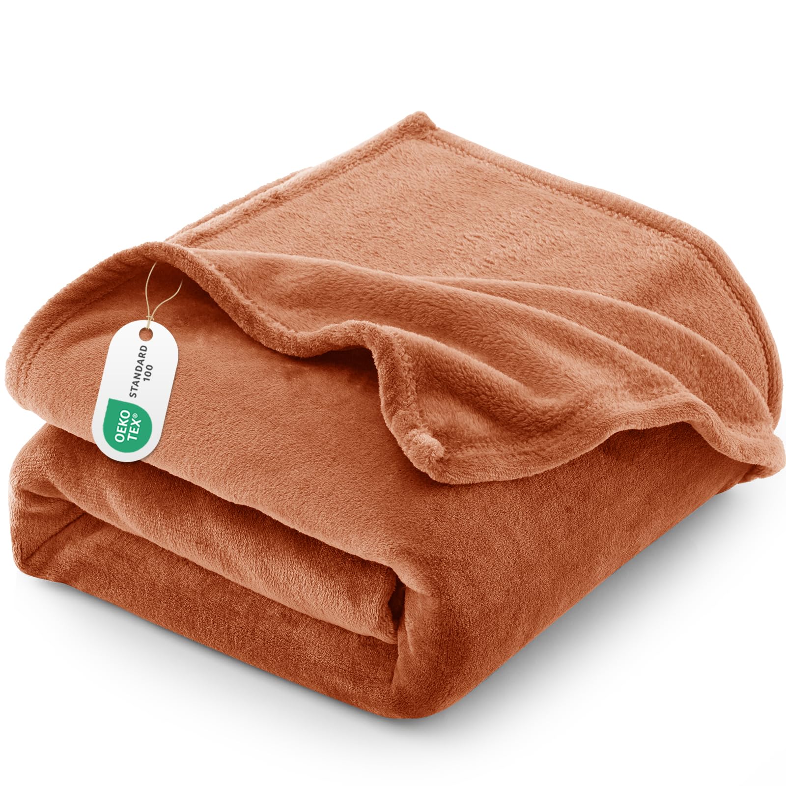CozyLux Flanell Decken - Extra weiche 100% Mikrofaser Reversible Hundebettdecke - Atmungsaktive graue Decke