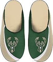 Vista 6 de FOCO Pantuflas NBA 2022 Big Logo Color Edge para hombre Golden State Warriors