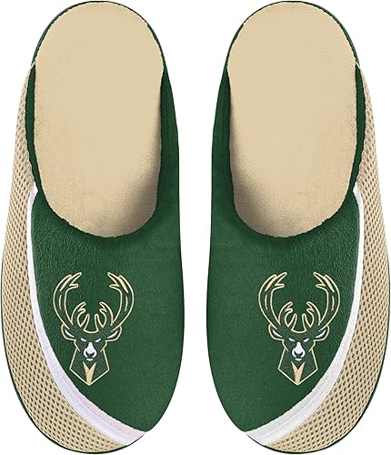 Miniatura 6 de FOCO Pantuflas NBA 2022 Big Logo Color Edge para hombre Golden State Warriors,Oklahoma City Thunder,Los Angeles Lakers,San Antonio Spurs,Milwaukee