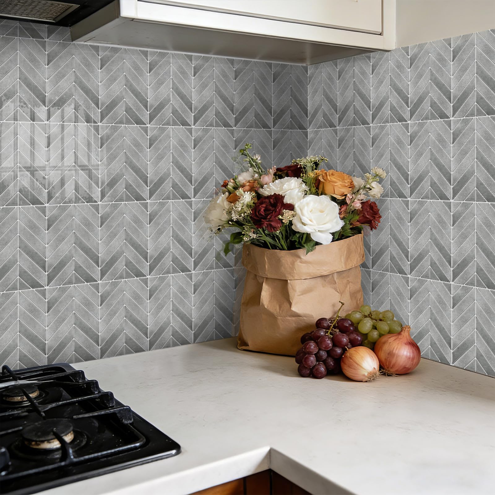 Pavimento Pvc Adesivo Piastrelle Adesive Cucina Bagno Adesivi Murali