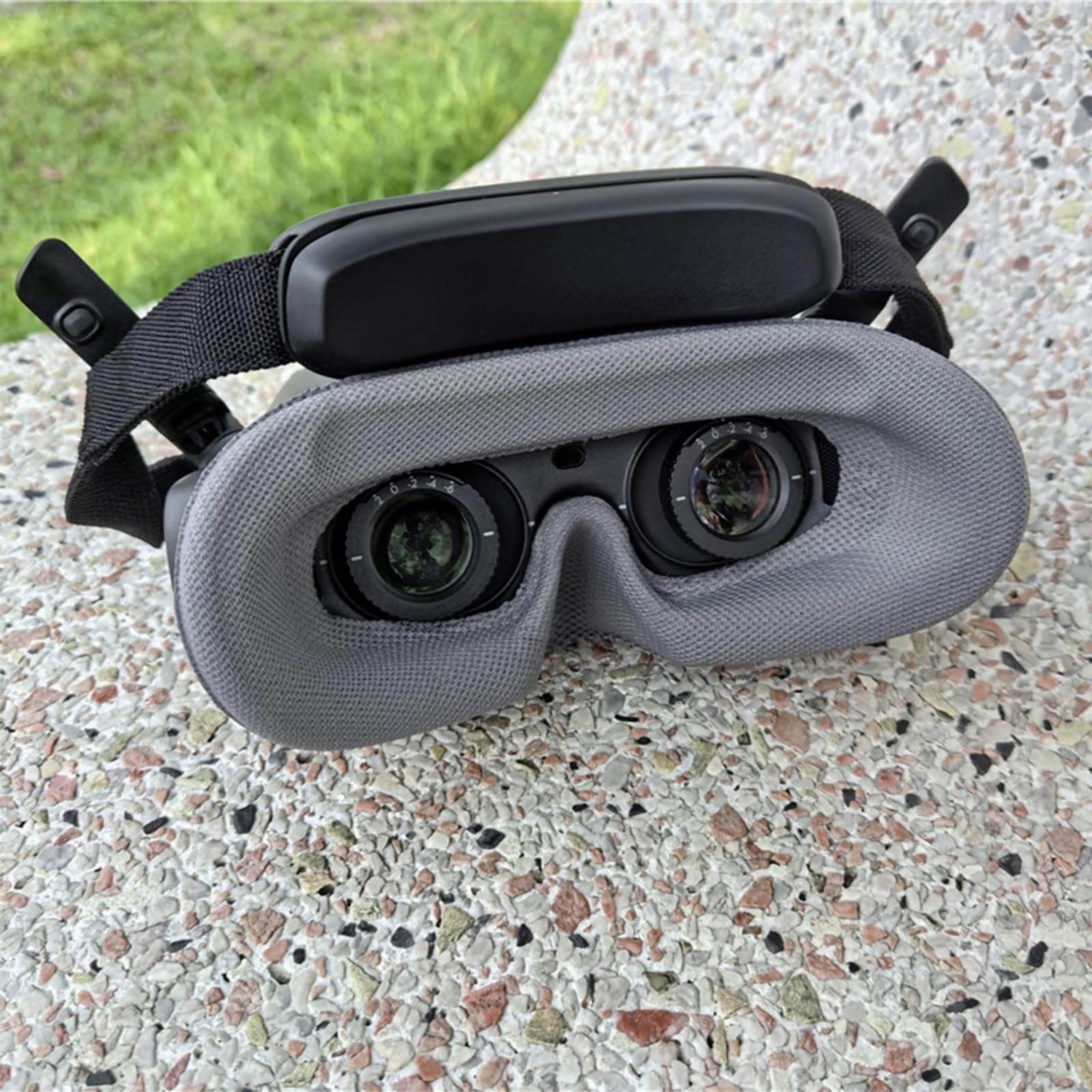 Copriobiettivo compatibile con DJI Avata 2 Goggles 3/2/versione All-in-one, accessori protettivi per lenti compatibili con DJI Goggles 3/2/versione All-in-one (grigio)