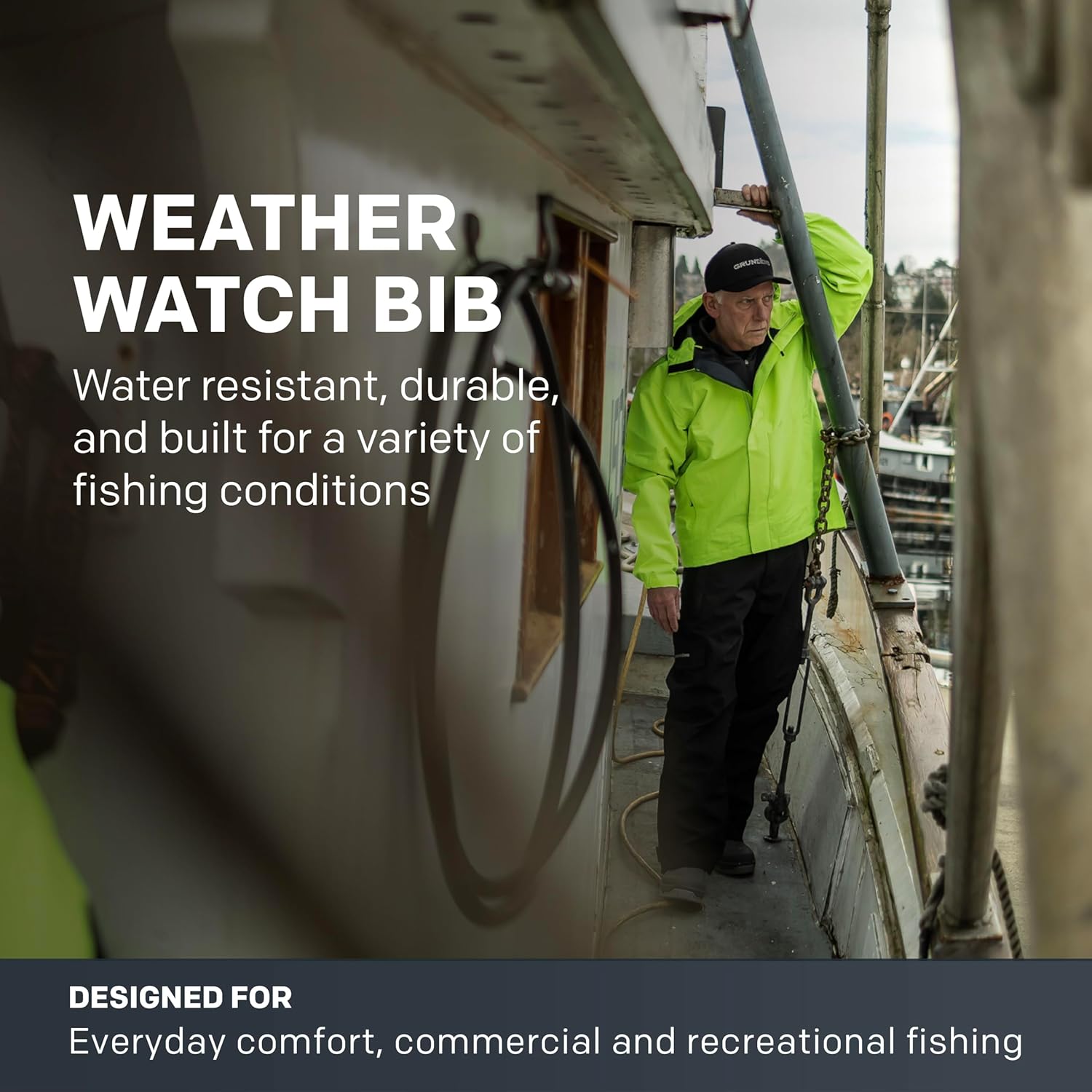 Grundéns Men's Weather Watch Fishing Bib Trouser - Image 2