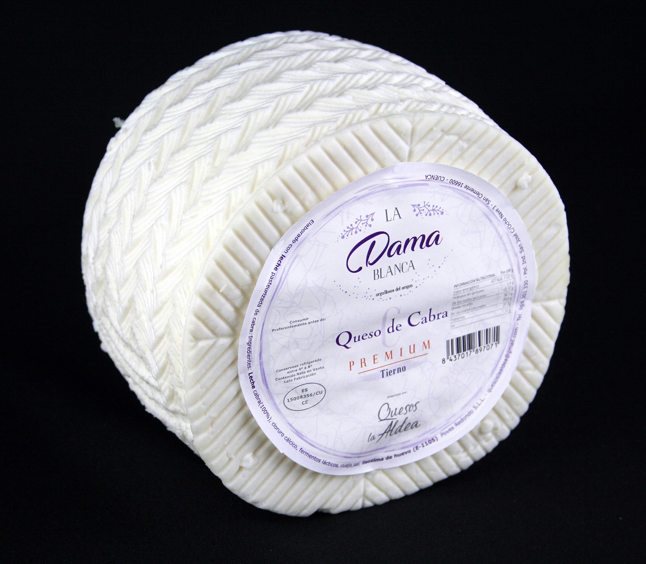 Queso de Cabra Tierno La Dama Blanca Premium 1 kg