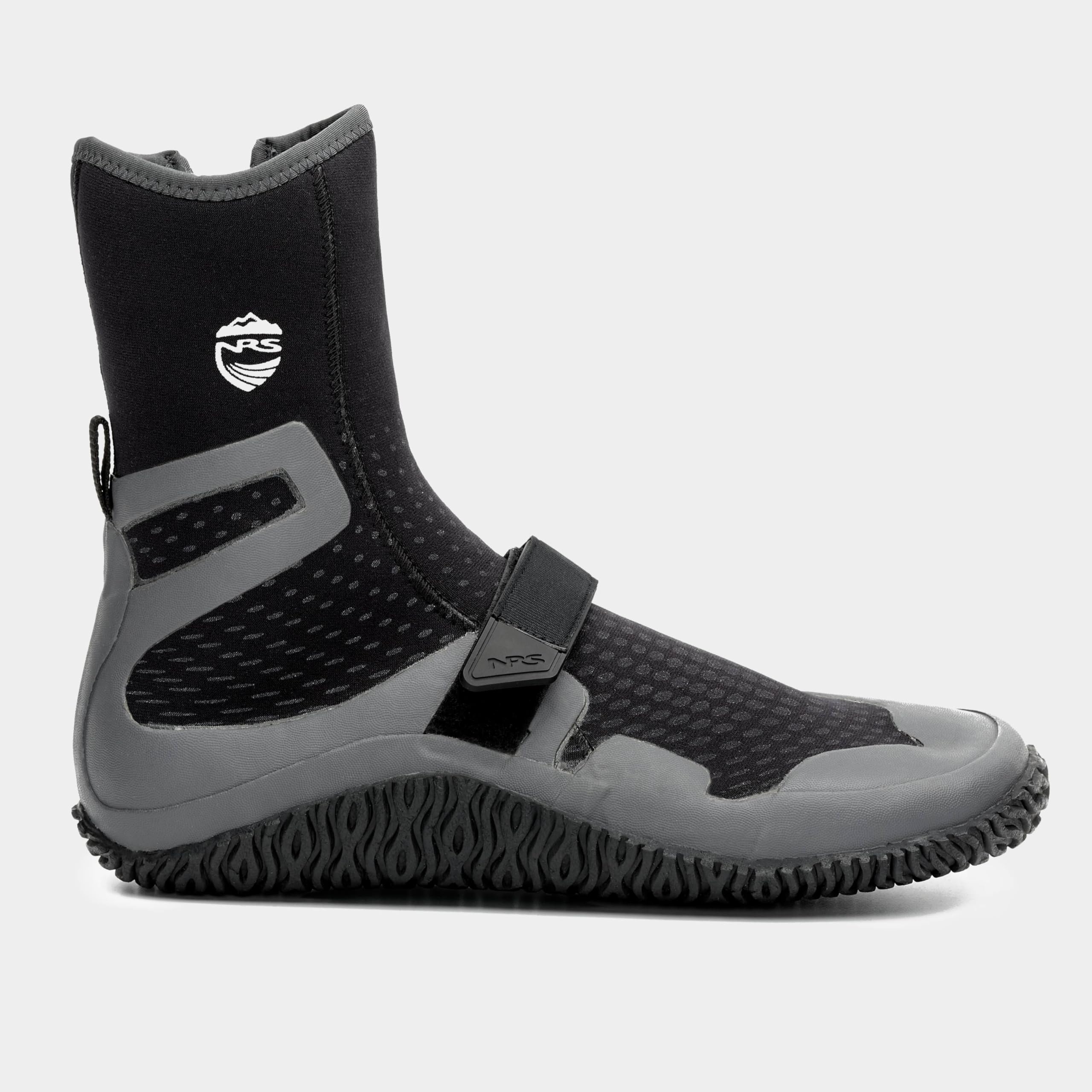 NRS Paddel Neoprenschuh Herren Schwarz Kajak Kanu SUP Rafting Wasserstiefel wetshoe Angeln Fischen Segeln Kälteschutz Kayak Boot Outdoor Wasserschuh