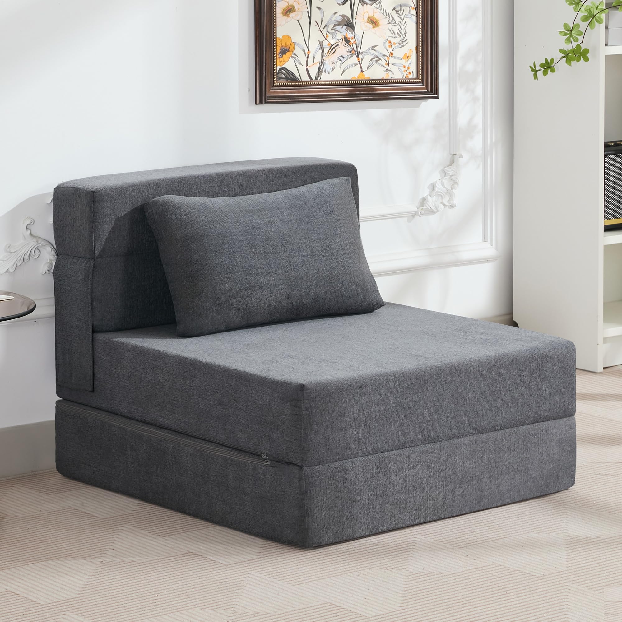 Amazon.com: WUTUTUEE Folding Sofa Bed Convertible Floor Couch