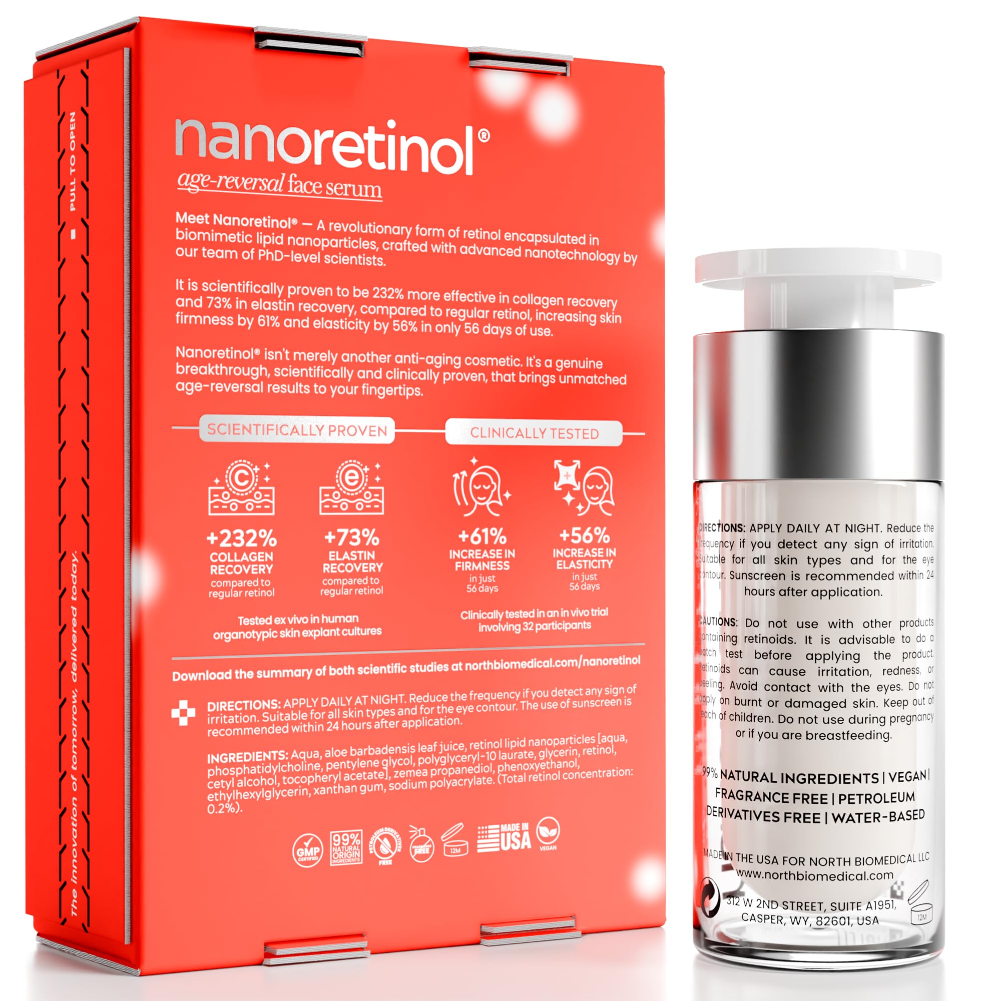 Nanoretinol Encapsulated Retinol Serum for Face & Eye Contour